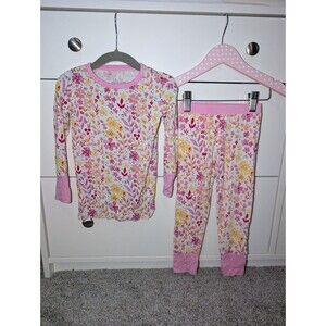 Will & Wren Bedtime Blooms bamboo two piece pj's 2T